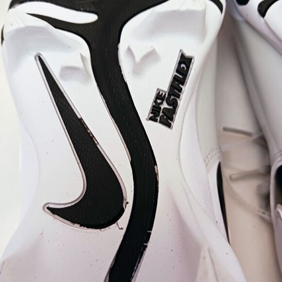 Nike‎ FASTFLEX VAPOR Size 11 Pro Football Cleats White w SILVER Laced DQ5114-100 main image 11